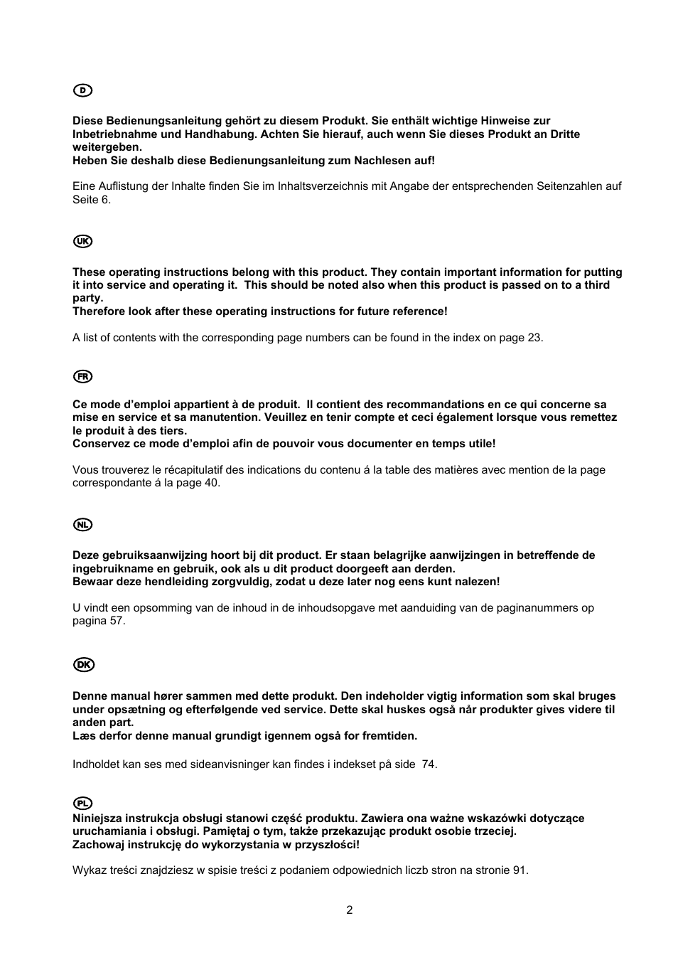 ABUS TVHD51000 User Manual | Page 2 / 105