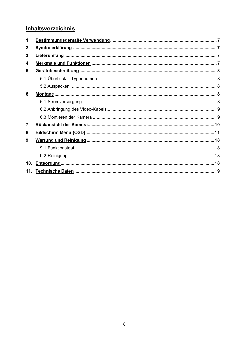 ABUS TVHD51000 User Manual | Page 6 / 105