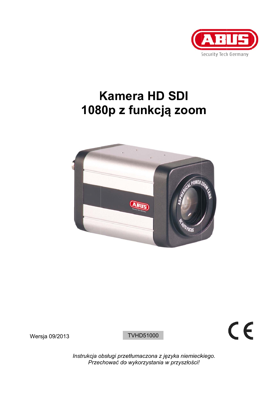 Tvhd51000_bda_pl_26-09-2013, K108, Kame 80p z | Era h funk, Hd s kcją z, Di zoom | ABUS TVHD51000 User Manual | Page 88 / 105