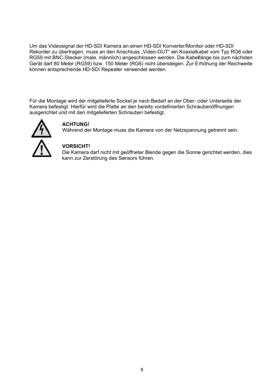 ABUS TVHD51000 User Manual | Page 9 / 105