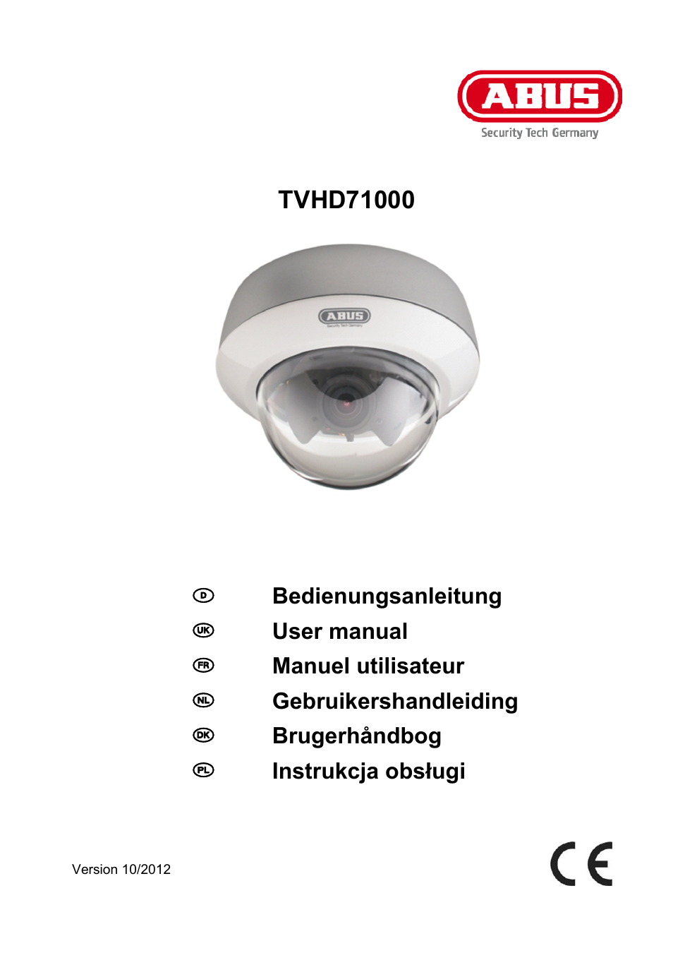 ABUS TVHD71000 User Manual | 106 pages