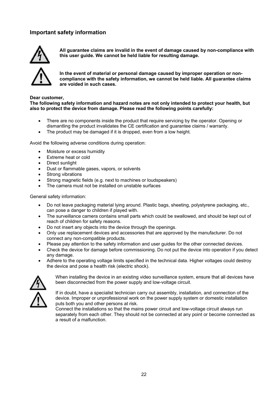 ABUS TVHD71000 User Manual | Page 22 / 106