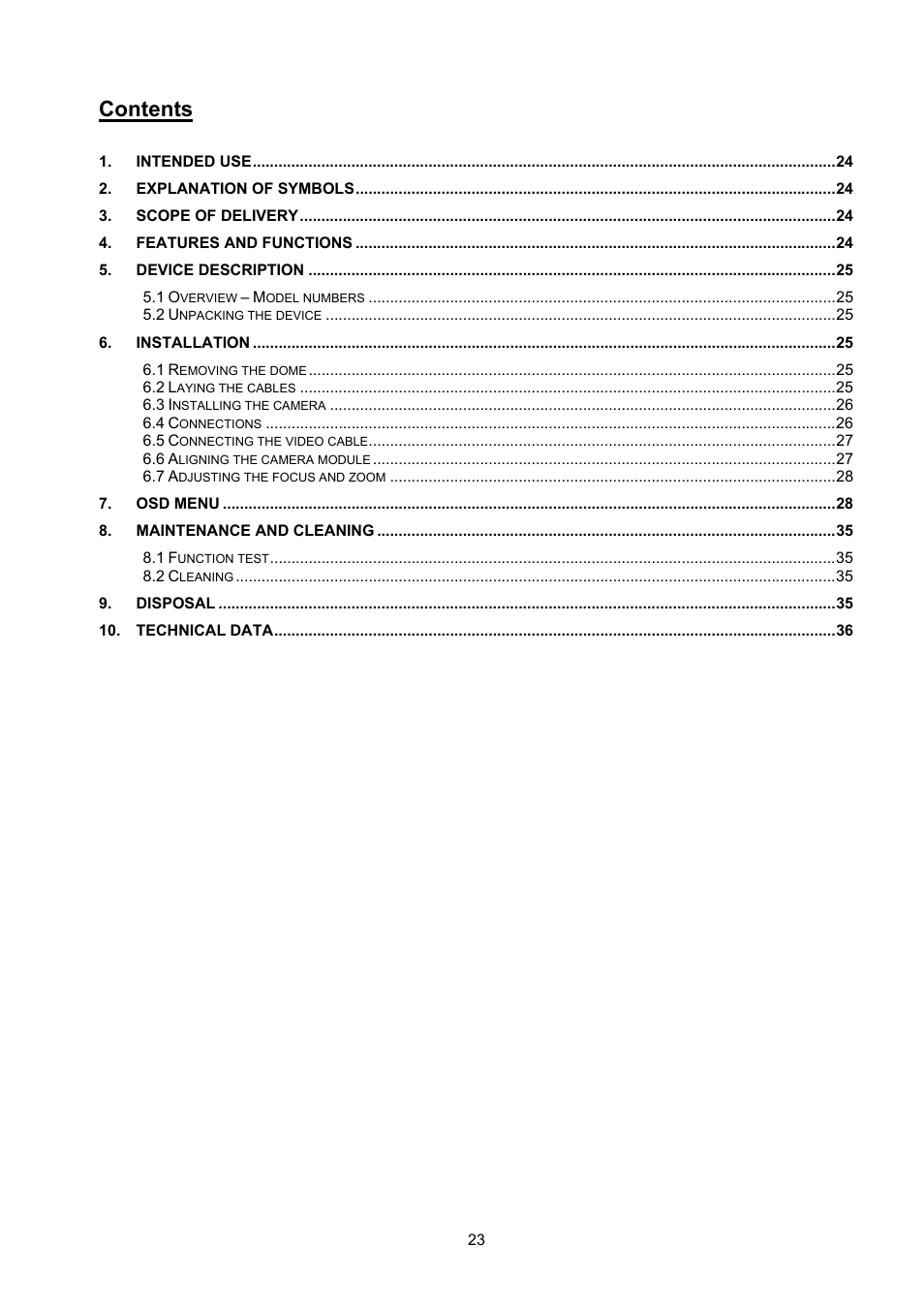 ABUS TVHD71000 User Manual | Page 23 / 106