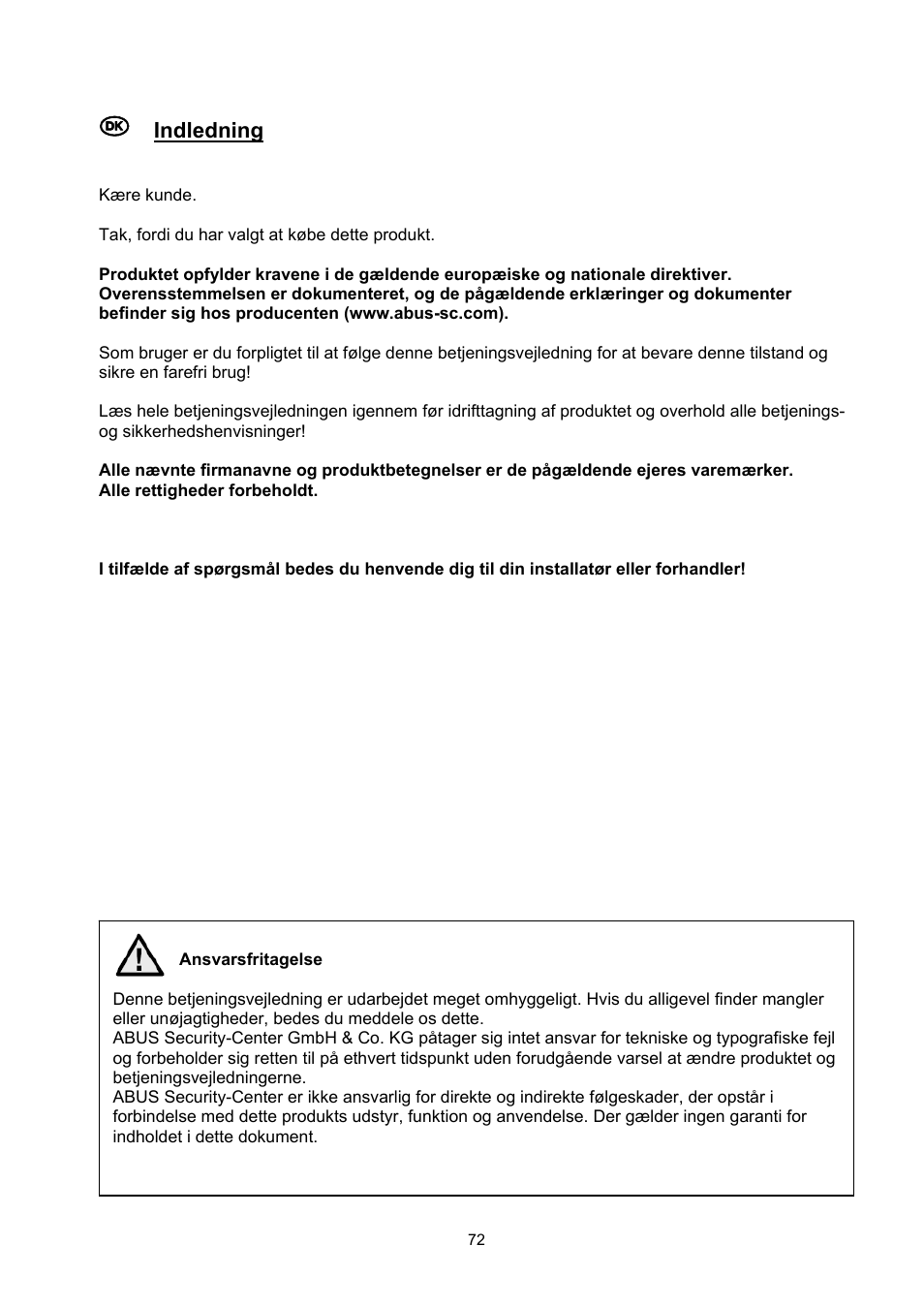 ABUS TVHD71000 User Manual | Page 72 / 106