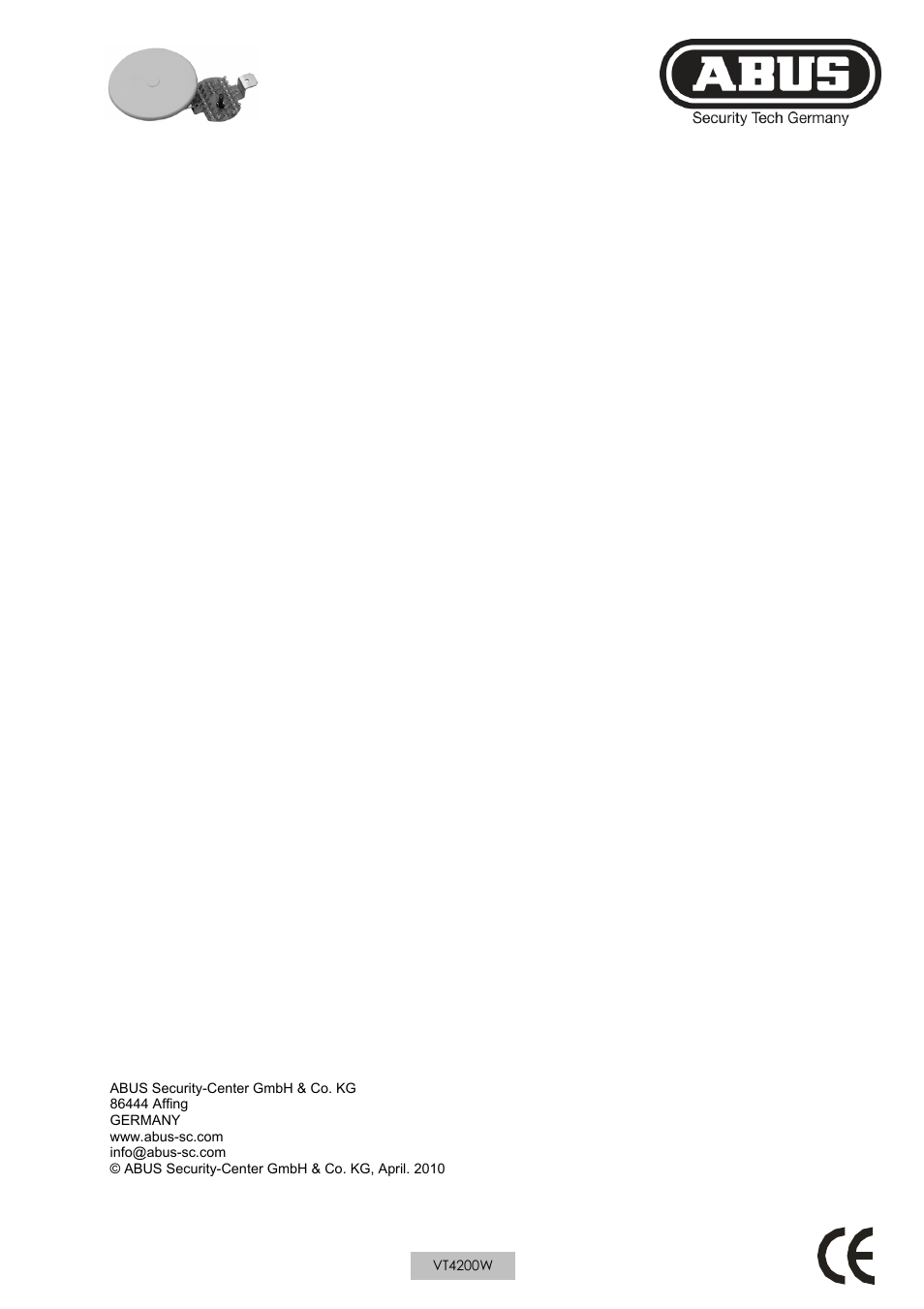 ABUS VT4200 Terminal distributor surface mount User Manual | Page 4 / 4