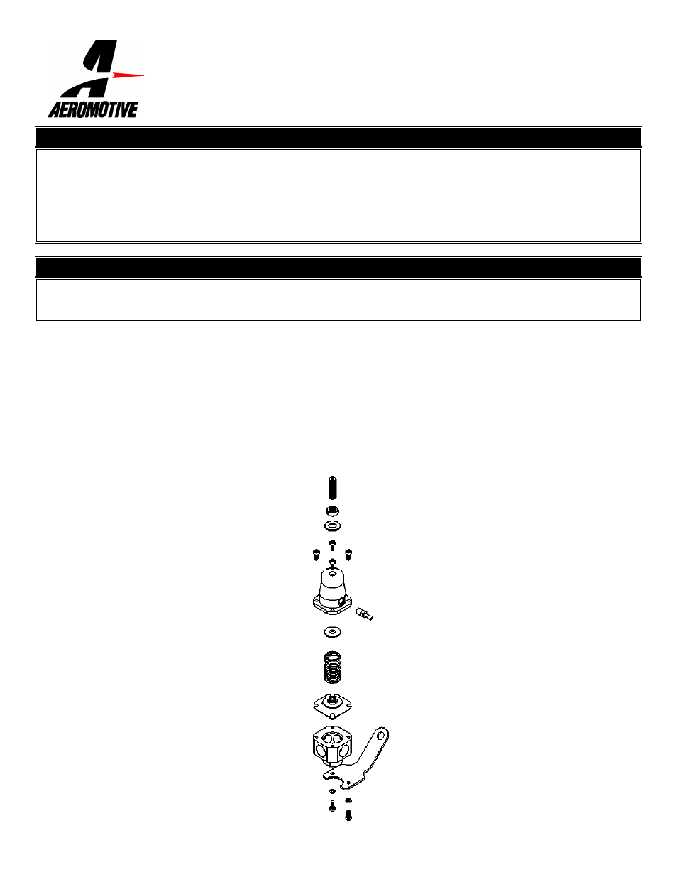 Aeromotive 13009 - FUEL PRESSURE REGULATOR User Manual | 1 page