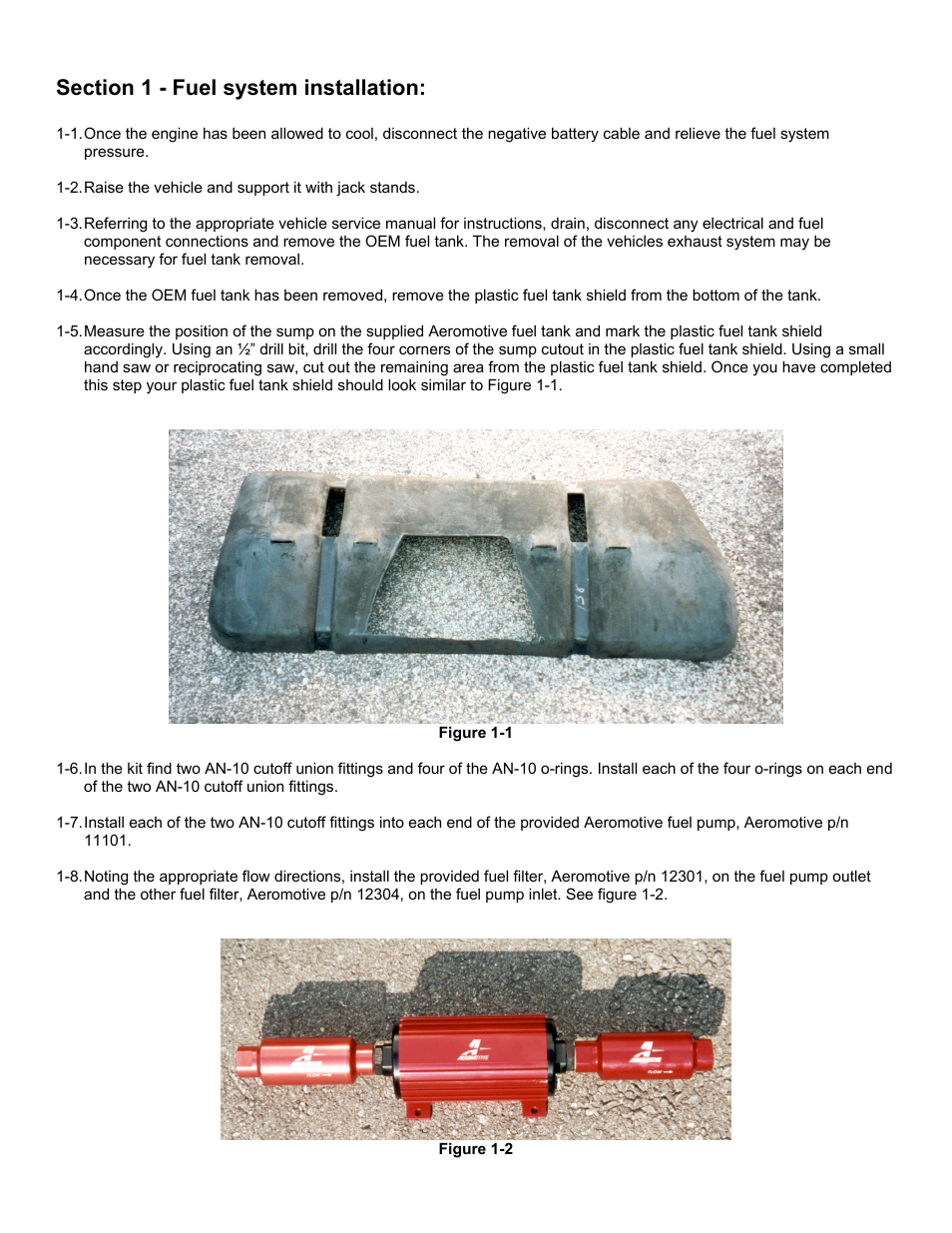 Aeromotive 11109 - IN-LINE ELECTRIC FUEL PUMP User Manual | Page 3 / 13