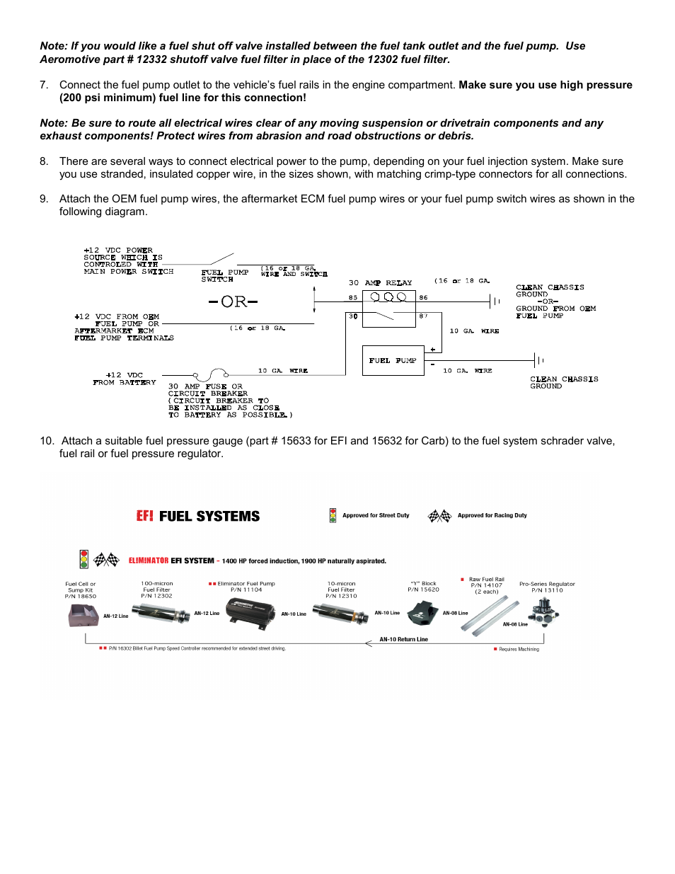 Aeromotive 11110 - MARINE ELIMINATOR FUEL PUMP User Manual | Page 3 / 5