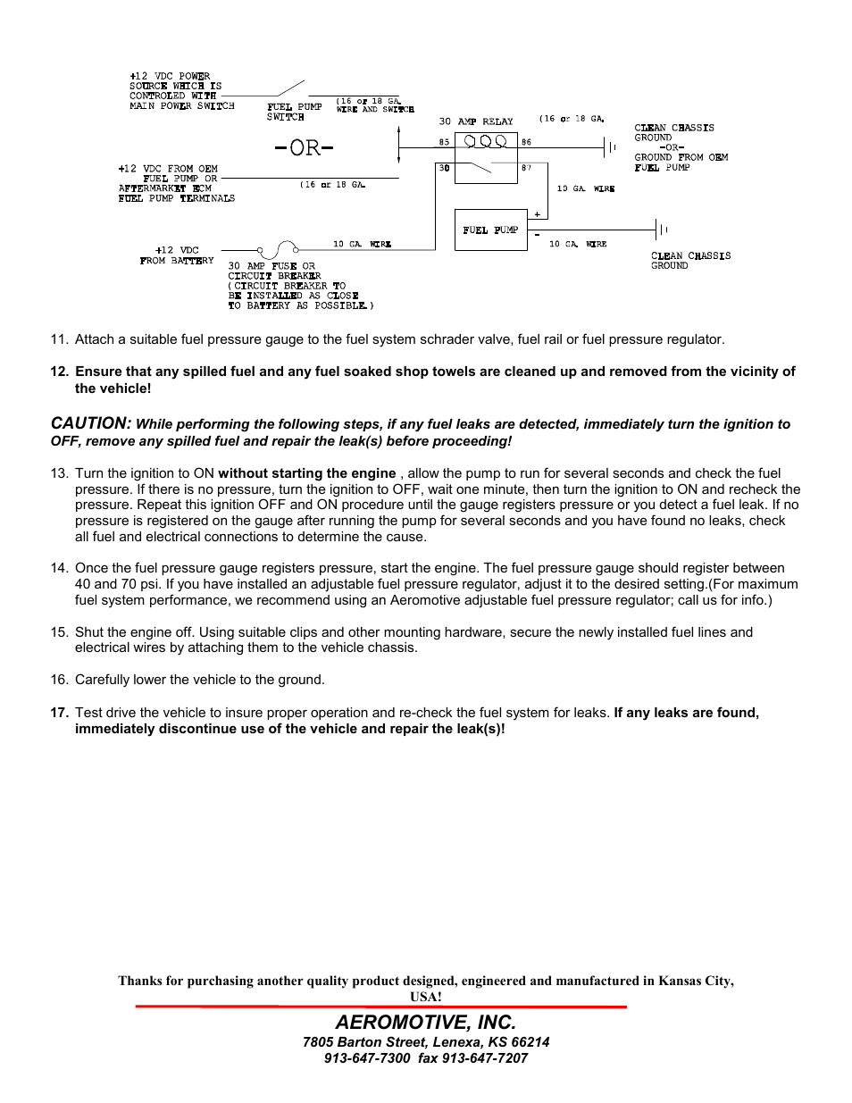 Aeromotive, inc | Aeromotive 11102 - PRO SERIES FUEL PUMP User Manual | Page 3 / 4