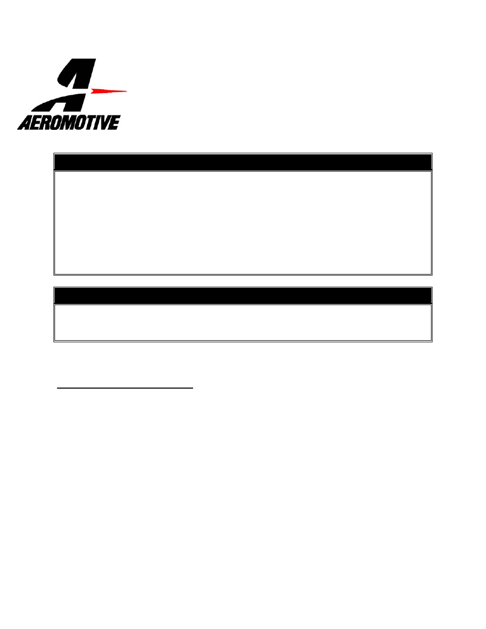 Aeromotive 14131 - 96-07 GM SUPERCHARGED 3.8L FUEL RAIL KIT User Manual | 4 pages