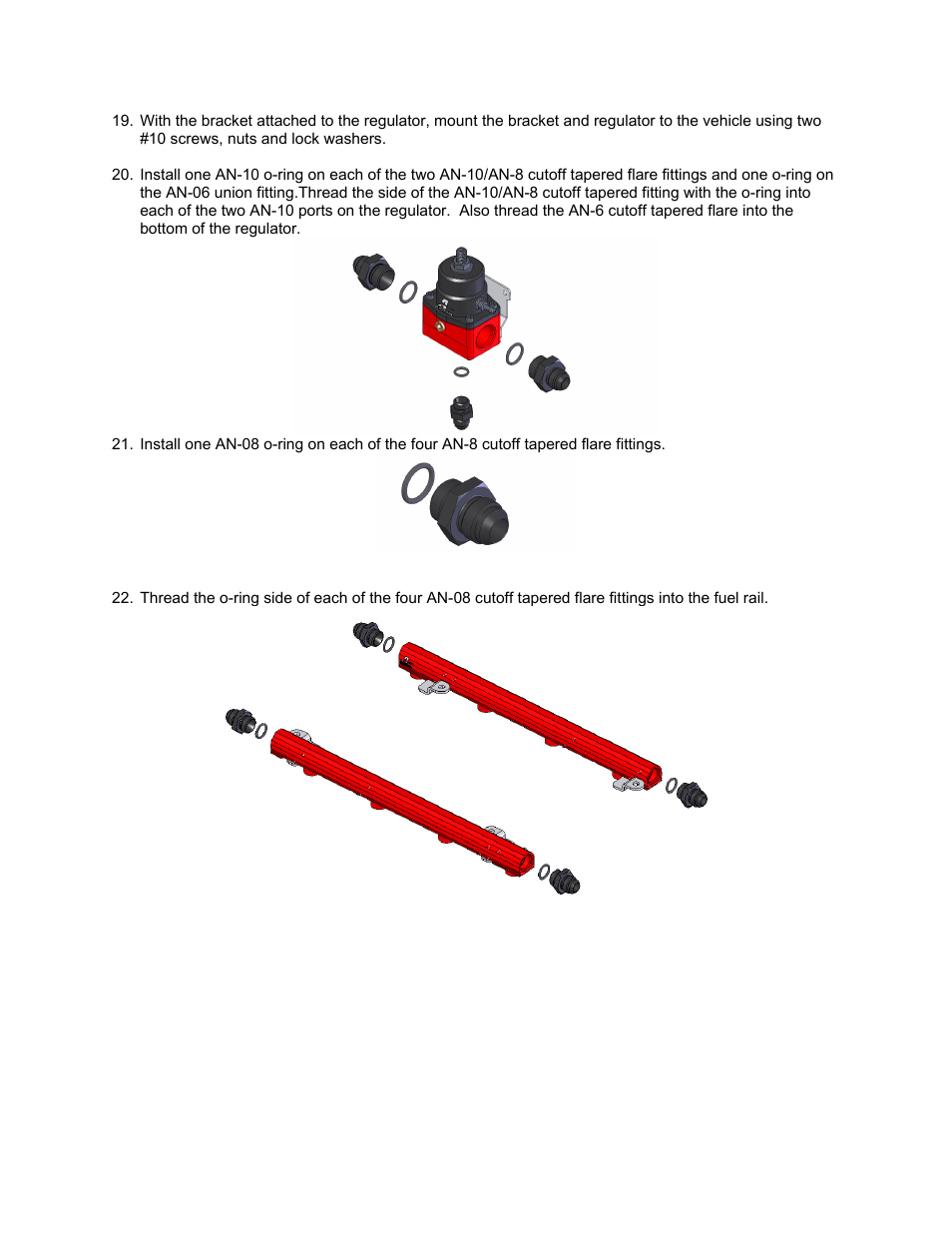 Aeromotive 14125 - 96-98 4.6L 1_2 SOHC GT FUEL RAIL SYSTEM User Manual | Page 3 / 8