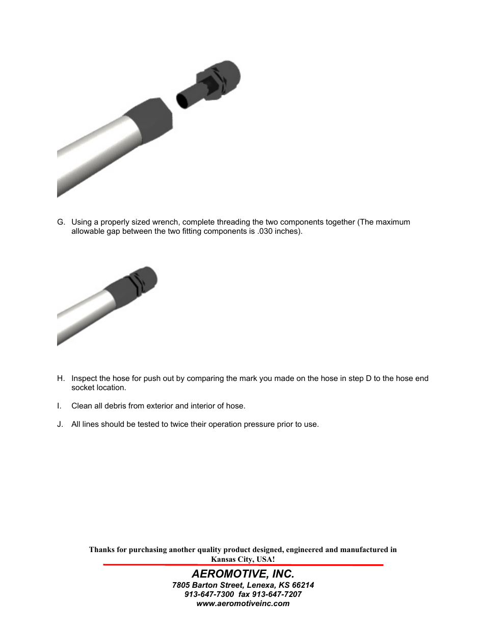 Aeromotive, inc | Aeromotive 14122 - 98 1_2-04 4.6L DOHC COBRA FUEL RAIL SYSTEM User Manual | Page 7 / 8