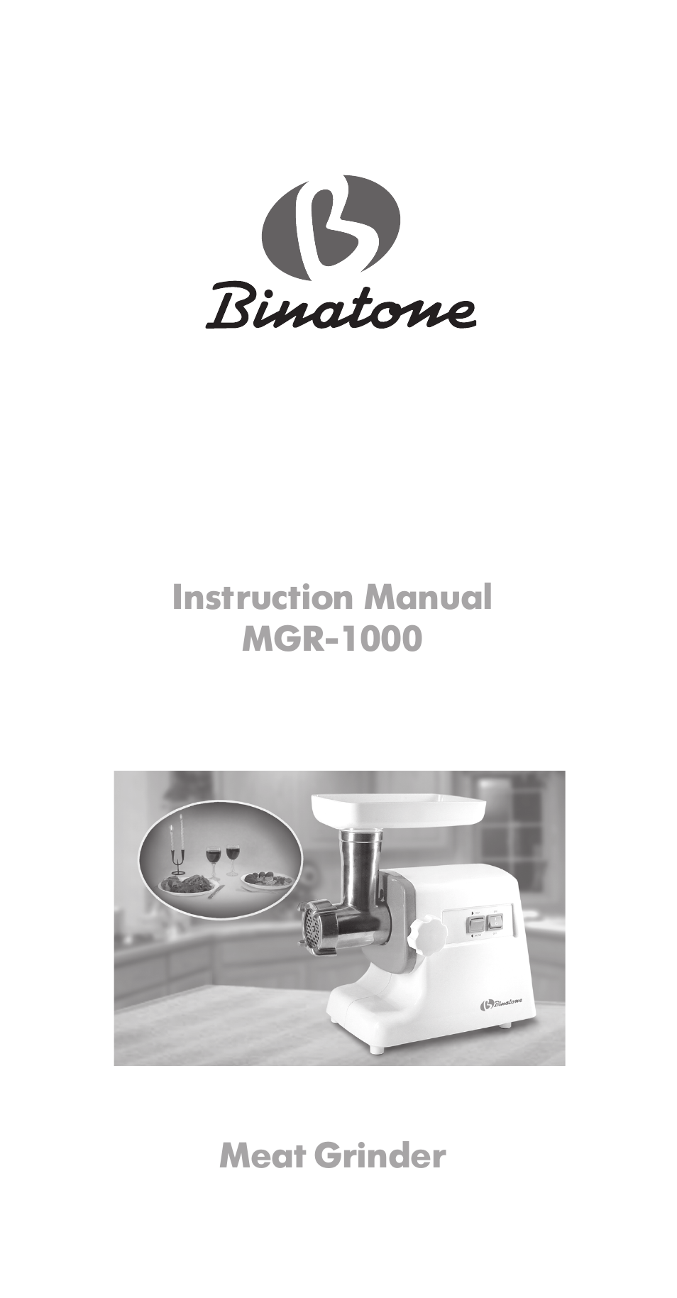 Binatone MGR-1000 User Manual | 30 pages