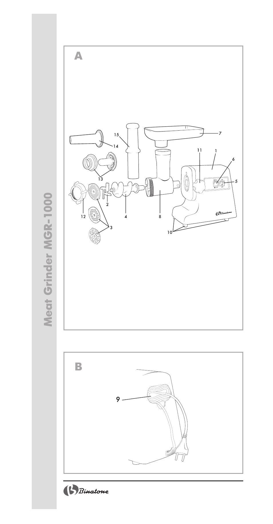 Binatone MGR-1000 User Manual | Page 2 / 30