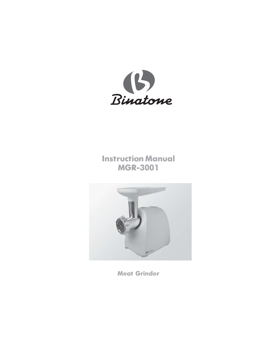 Binatone MGR-3001 User Manual | 34 pages