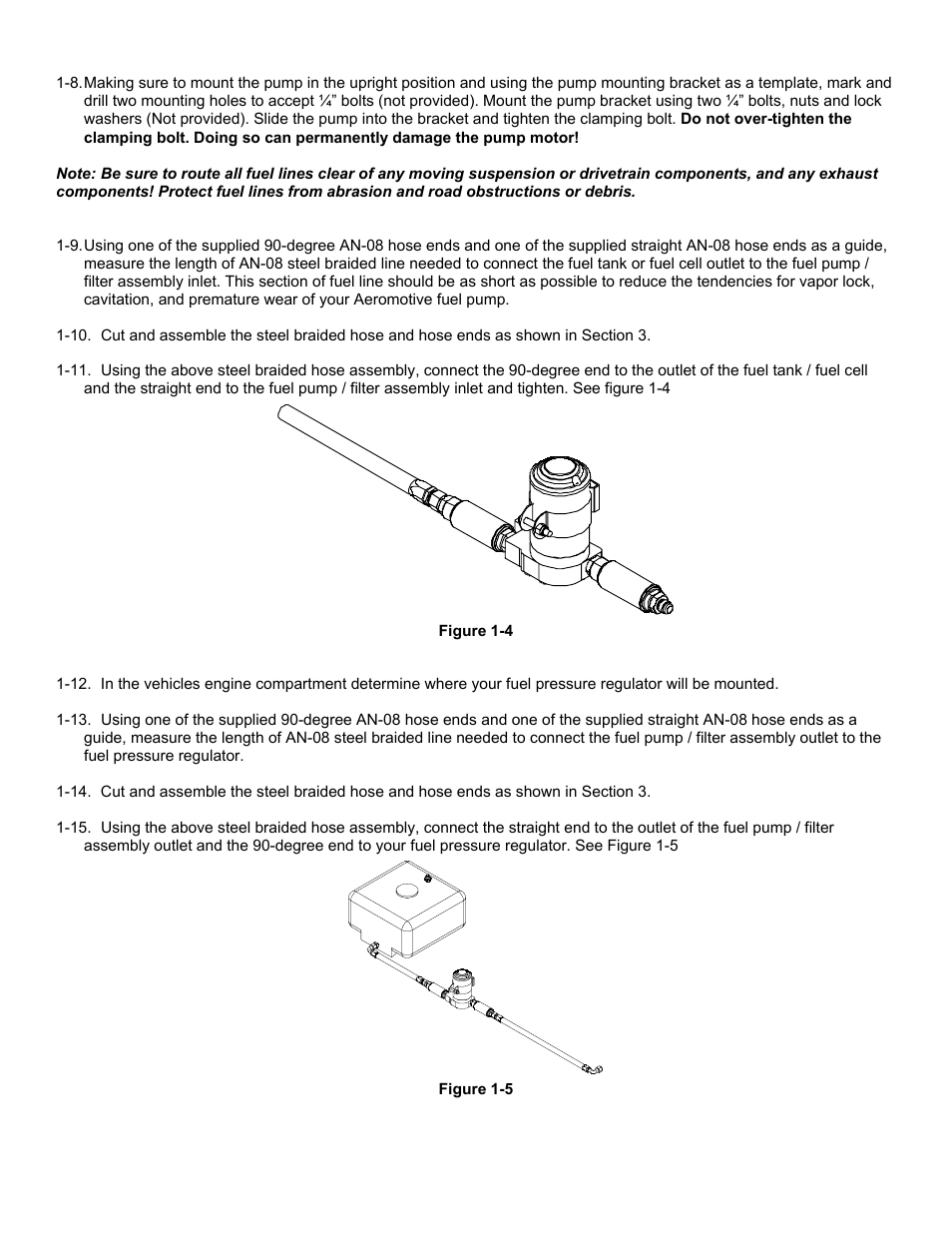 Aeromotive 17201 - SS CARBURETED FUEL SYSTEM User Manual | Page 3 / 10