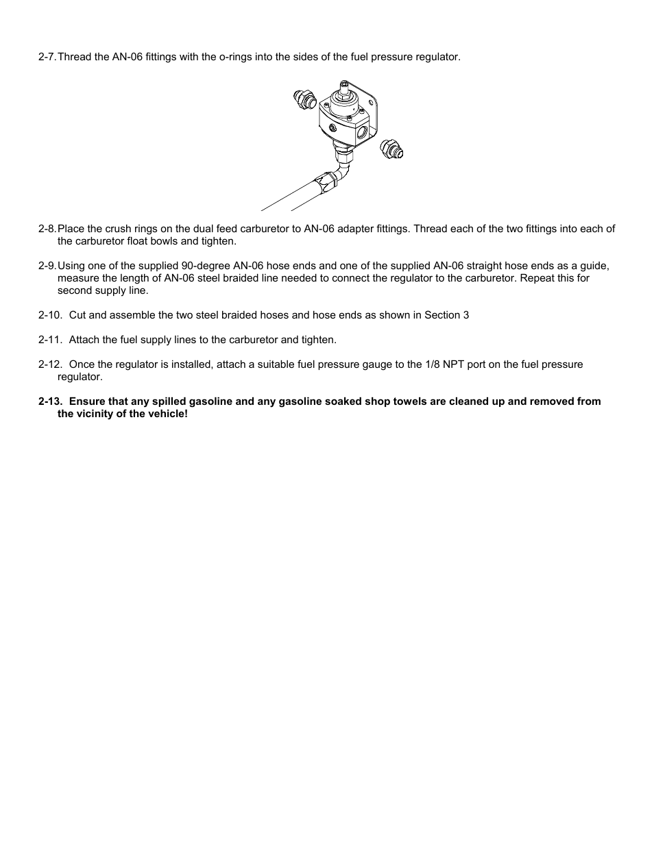 Aeromotive 17201 - SS CARBURETED FUEL SYSTEM User Manual | Page 5 / 10