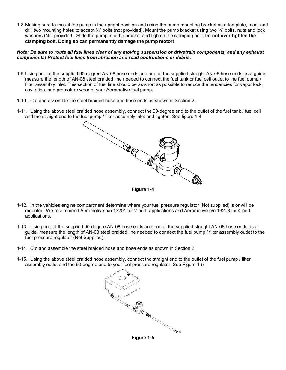 Aeromotive 17122 - SS FUEL PUMP KIT User Manual | Page 3 / 8