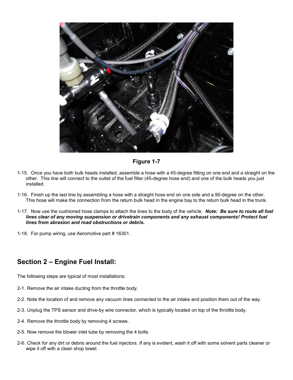 Aeromotive 17158 - COBRA JET COMPLETE FUEL SYSTEM User Manual | Page 5 / 14