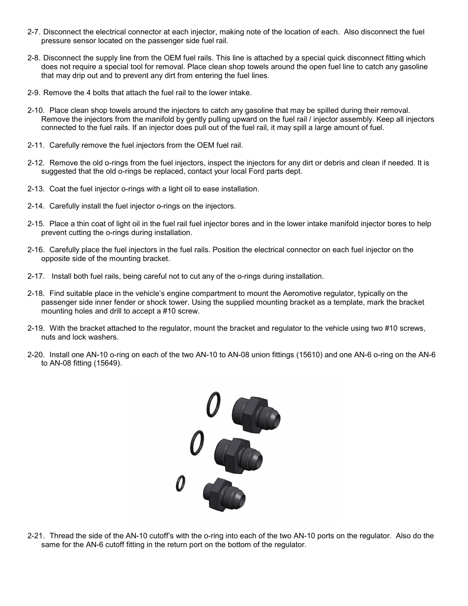 Aeromotive 17158 - COBRA JET COMPLETE FUEL SYSTEM User Manual | Page 6 / 14