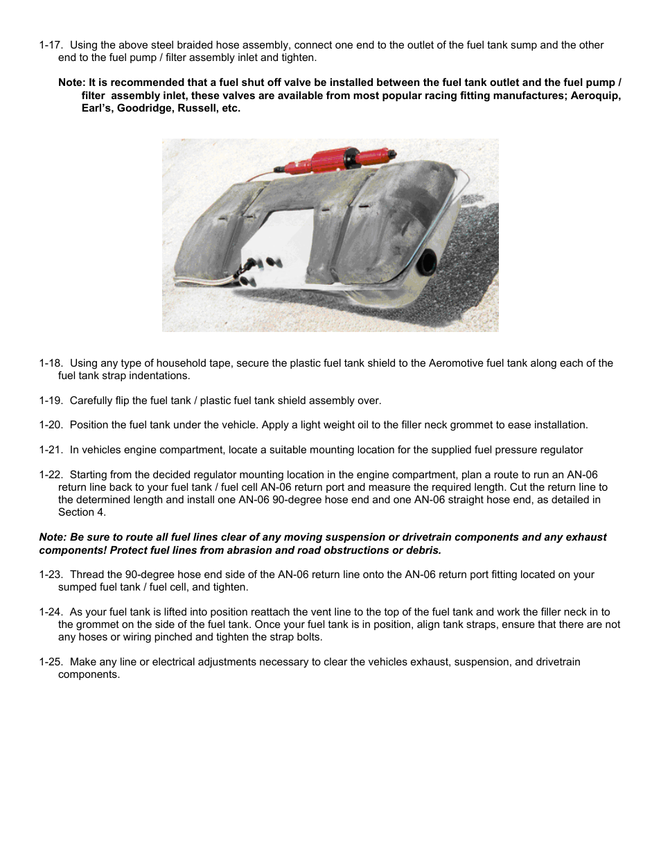 Aeromotive 17143 - 96-98 1_2 4.6L DOHC COBRA A1000 FUEL SYSTEM User Manual | Page 5 / 15