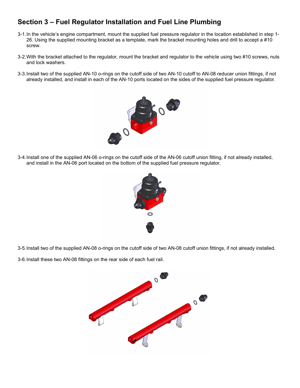 Aeromotive 17143 - 96-98 1_2 4.6L DOHC COBRA A1000 FUEL SYSTEM User Manual | Page 7 / 15