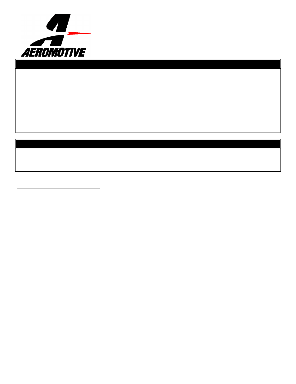 Aeromotive 17131 - 86-98.5 ELIMINATOR 5.0L MUSTANG STEALTH FUEL SYSTEM User Manual | 14 pages