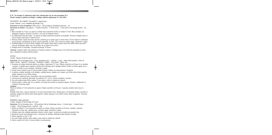 Recepti | Moulinex HV8 ME645 User Manual | Page 100 / 120