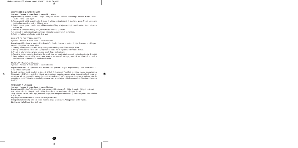 Moulinex HV8 ME645 User Manual | Page 108 / 120