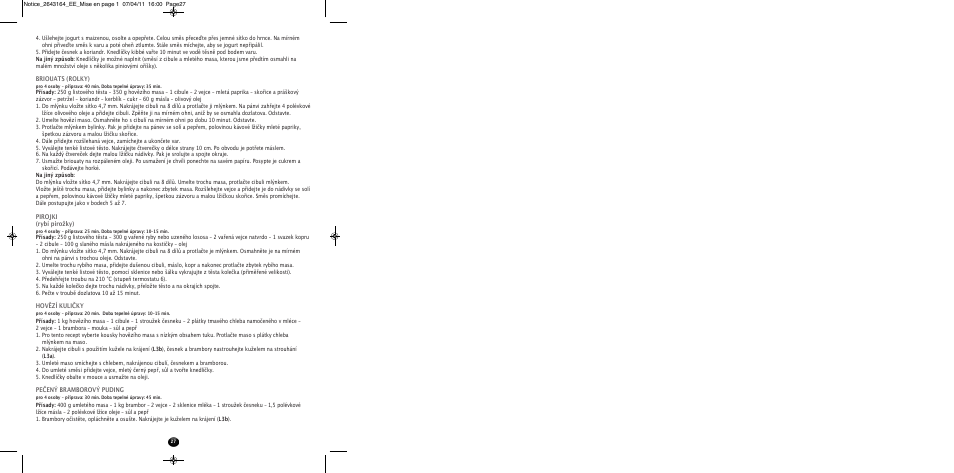 Moulinex HV8 ME645 User Manual | Page 30 / 120