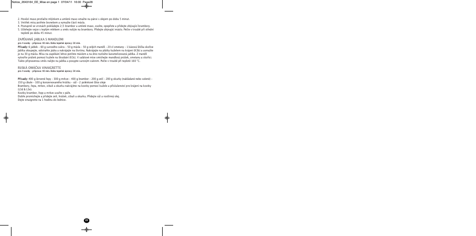 Moulinex HV8 ME645 User Manual | Page 31 / 120