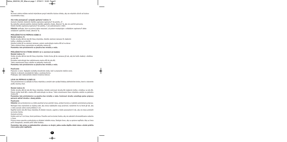 Moulinex HV8 ME645 User Manual | Page 34 / 120