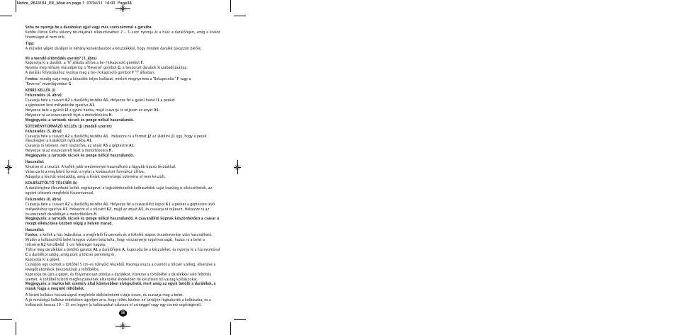Moulinex HV8 ME645 User Manual | Page 41 / 120