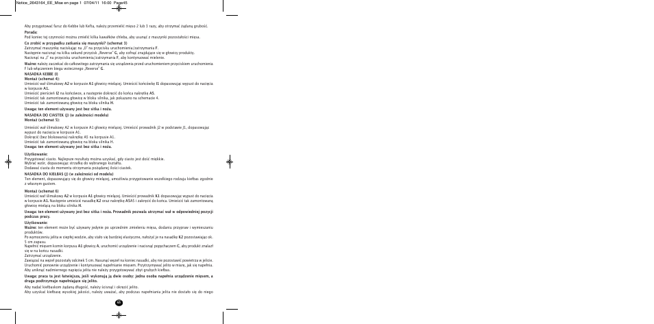 Moulinex HV8 ME645 User Manual | Page 48 / 120