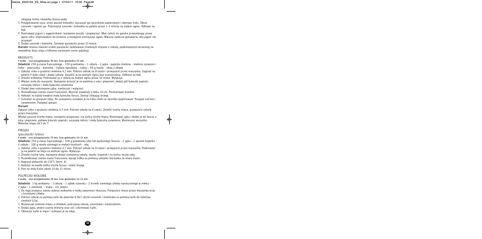 Moulinex HV8 ME645 User Manual | Page 51 / 120