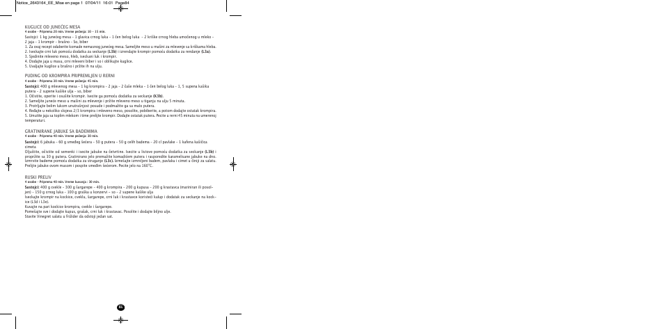 Moulinex HV8 ME645 User Manual | Page 87 / 120