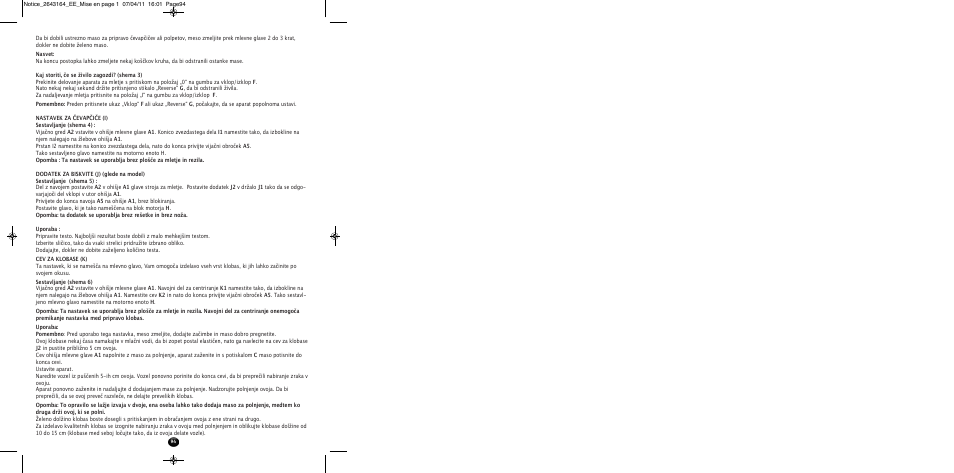 Moulinex HV8 ME645 User Manual | Page 97 / 120