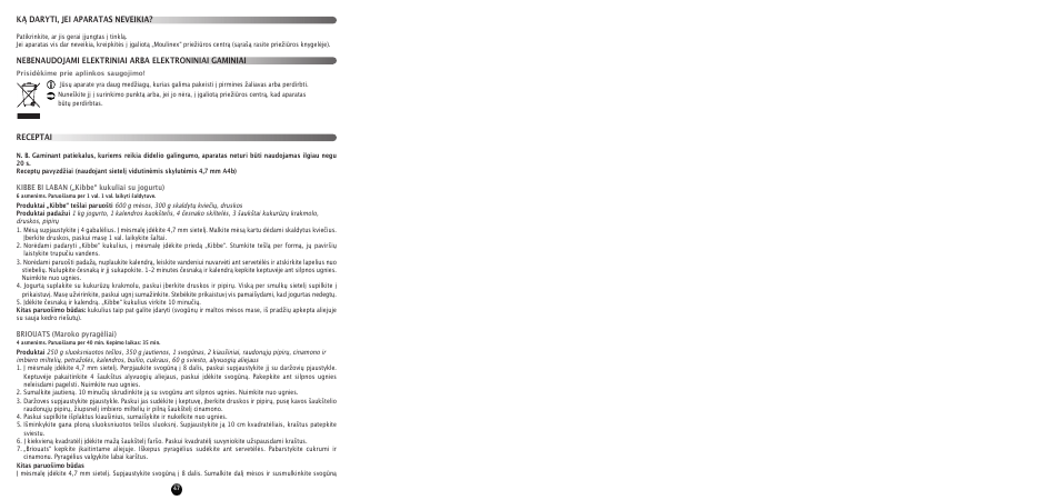 Moulinex HV 8 ME610 User Manual | Page 49 / 102