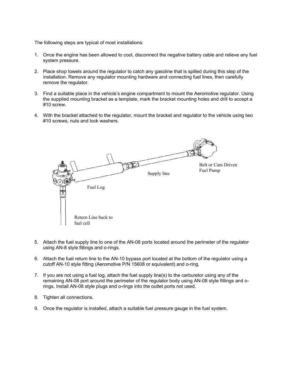 Aeromotive 13209 - DOUBLE-ADJUSTABLE BYPASS REGULATOR User Manual | Page 2 / 4