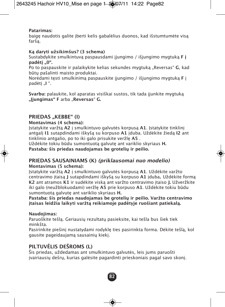 Moulinex HV10 ME850 User Manual | Page 88 / 118
