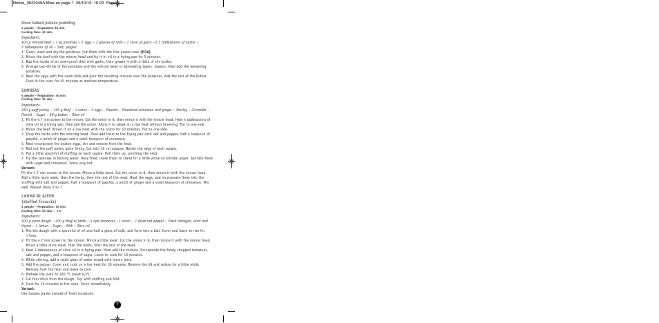 Moulinex HV 4 ME41513E User Manual | Page 11 / 134