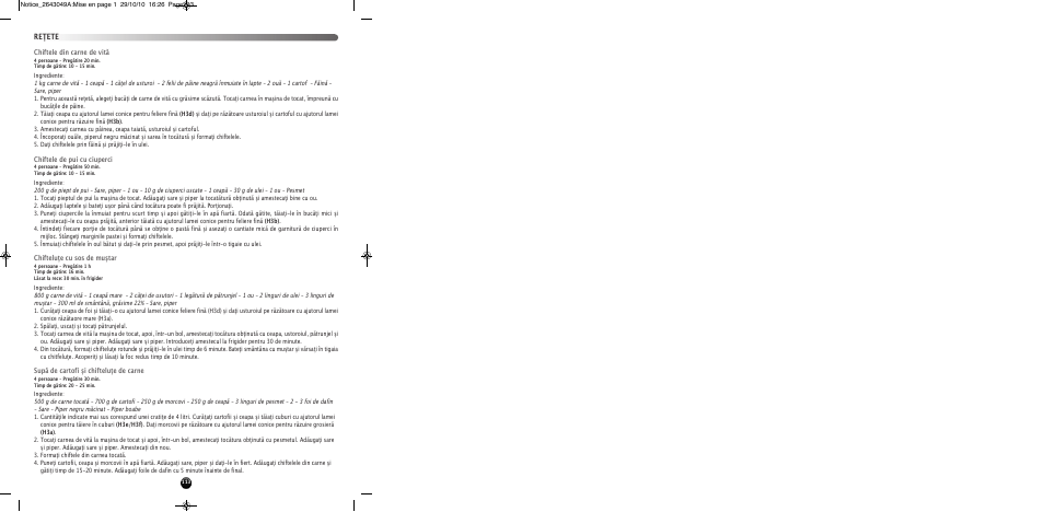 Reţete | Moulinex HV 4 ME41513E User Manual | Page 117 / 134