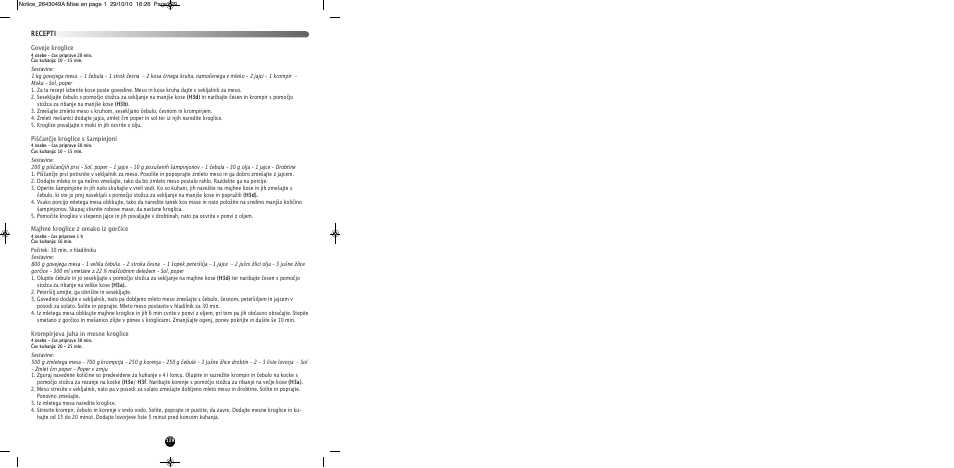 Recepti | Moulinex HV 4 ME41513E User Manual | Page 133 / 134