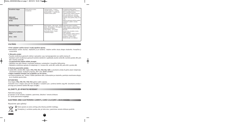 Moulinex HV 4 ME41513E User Manual | Page 17 / 134