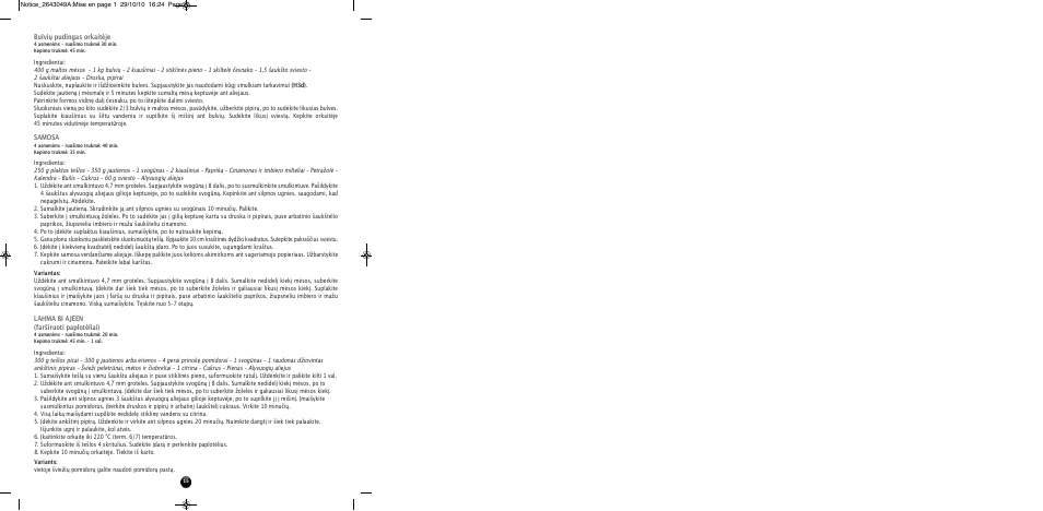 Moulinex HV 4 ME41513E User Manual | Page 19 / 134