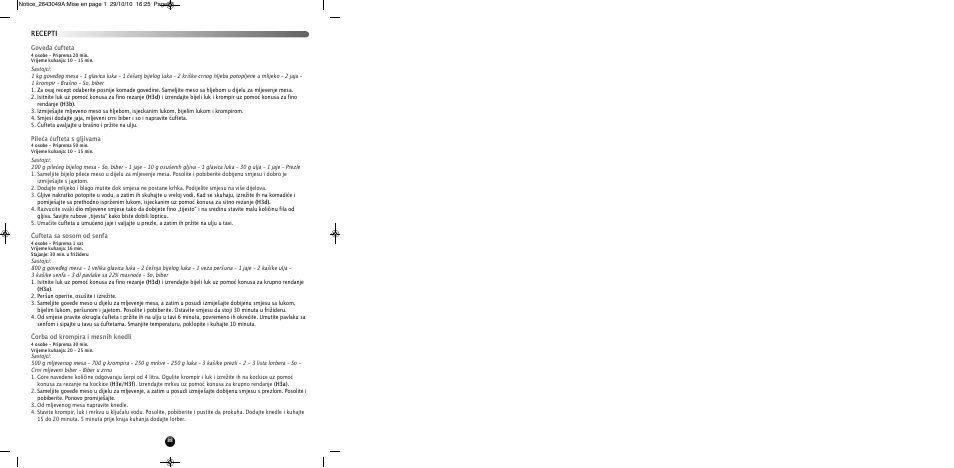 Recepti | Moulinex HV 4 ME41513E User Manual | Page 92 / 134