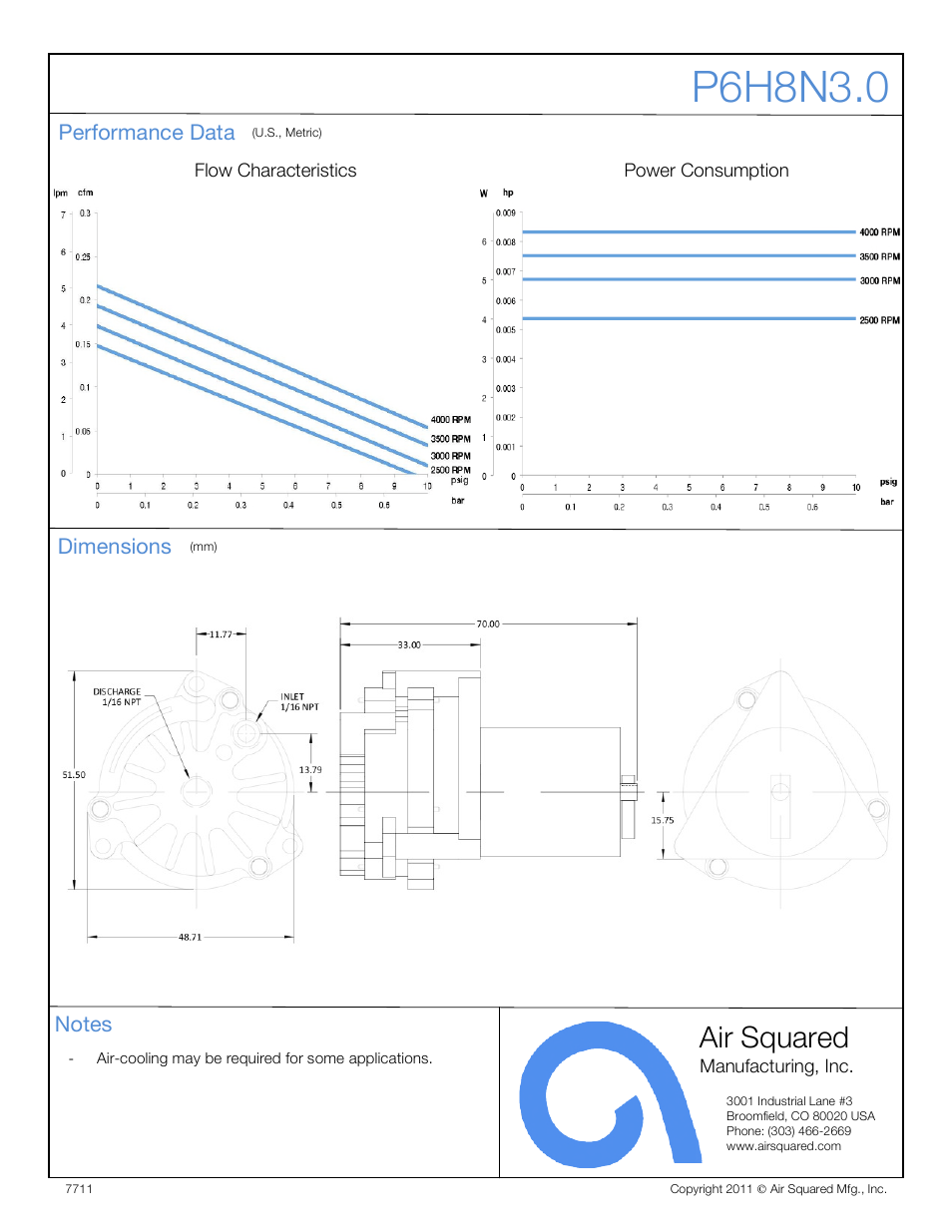 P6h8n3.0, Air squared | Air Squared P6H8N3.0 User Manual | Page 2 / 2