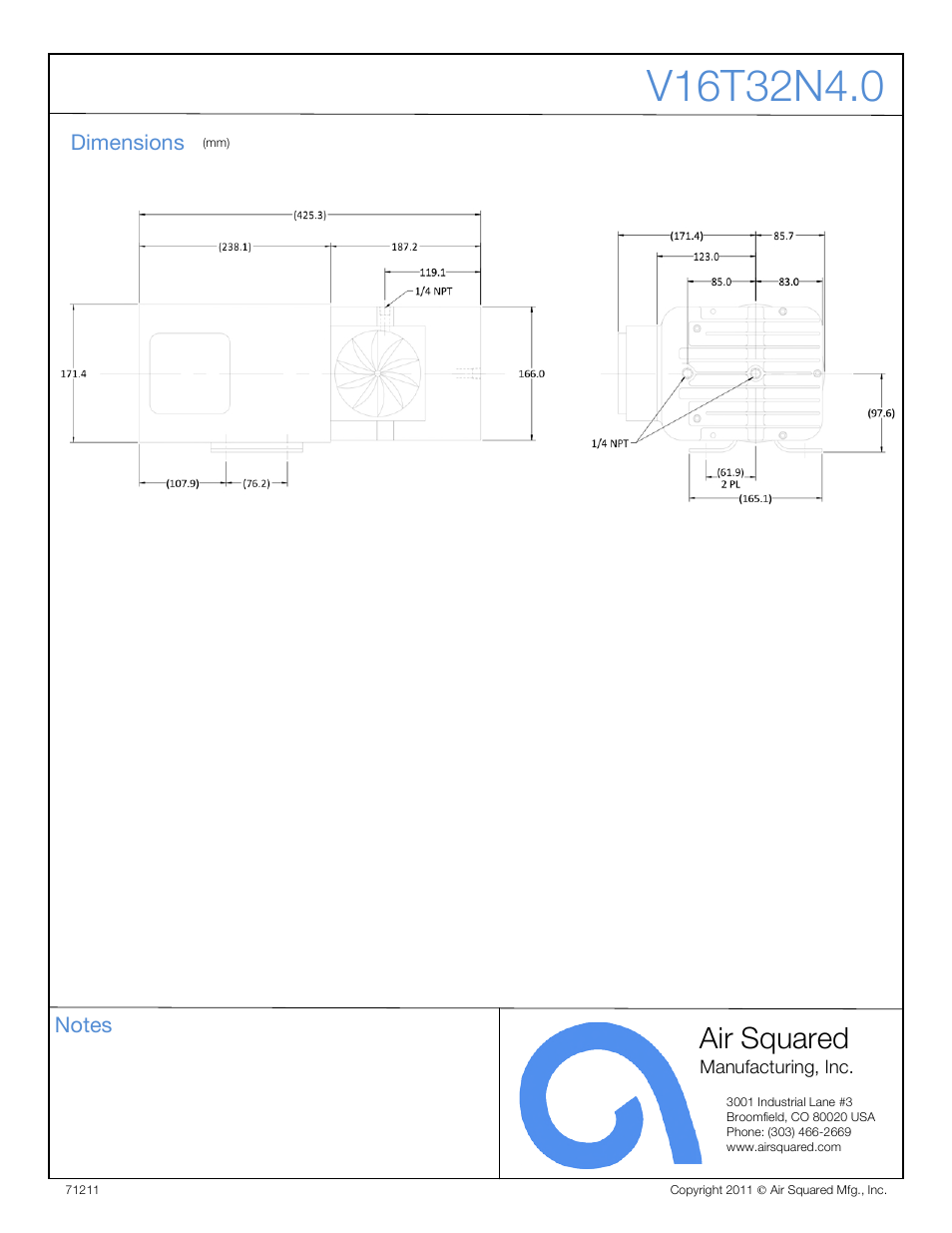 Air Squared V16T32N4.0 User Manual | Page 2 / 2