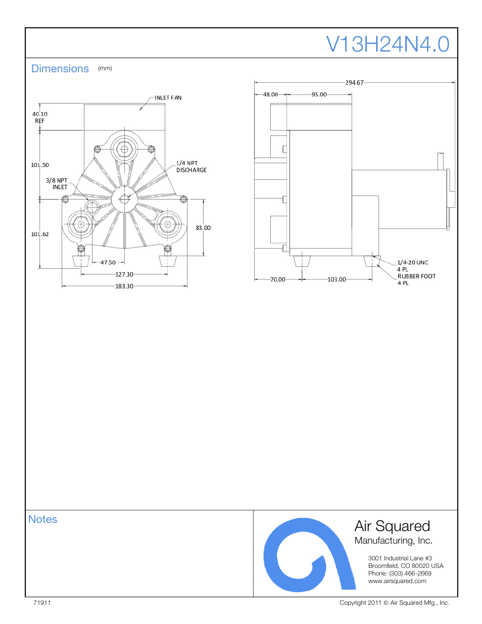 Air Squared V13H24N4.0 User Manual | Page 2 / 2