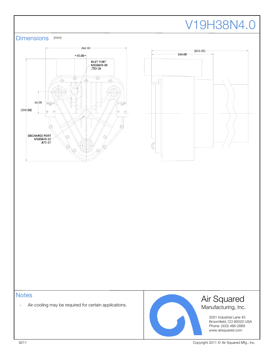 Air squared | Air Squared V19H38N4.0 User Manual | Page 2 / 2